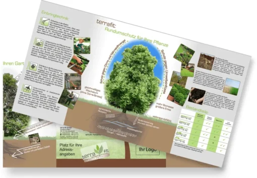 terra fit Partnerflyer 8-seitig mit Logo